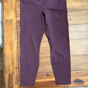 Yogalicious Lux Deep Burgundy Active Leggings